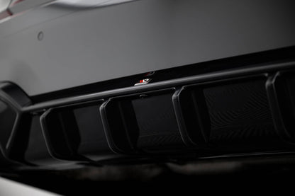 Heckansatz Diffusor passend für BMW 3er M-Paket G20 / G21 schwarz Hochglanz