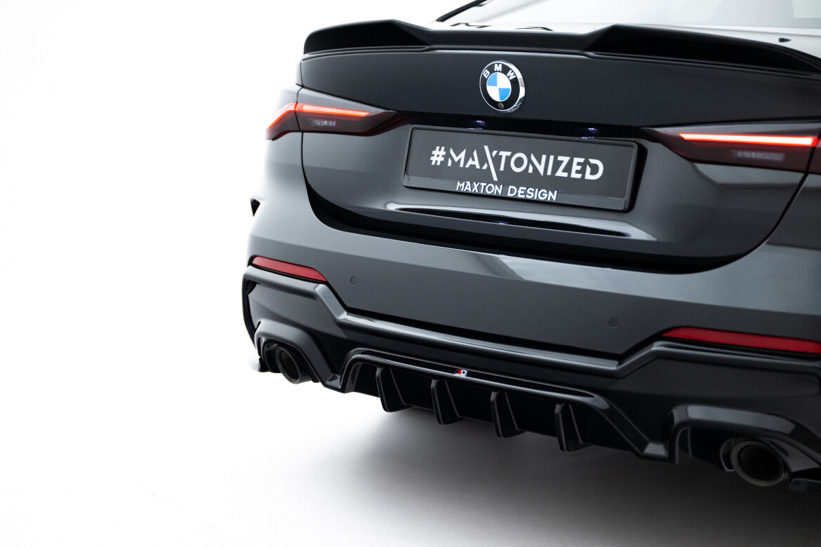 Heckansatz Diffusor passend für BMW 4er M-Paket G22 / G23 / G22 FL / G23 FL schwarz Hochglanz