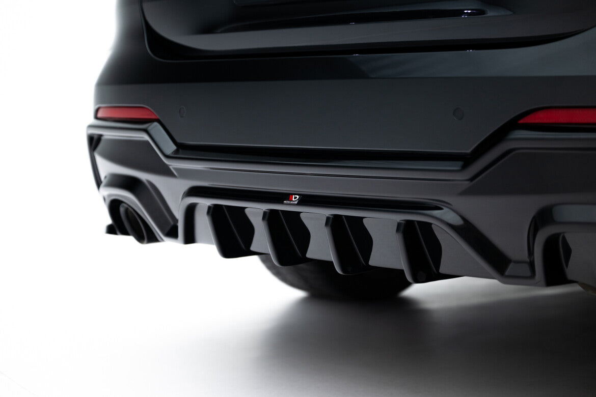 Heckansatz Diffusor passend für BMW 4er M-Paket G22 / G23 / G22 FL / G23 FL schwarz Hochglanz