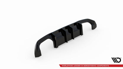 Heckansatz Diffusor passend für BMW M2 F87 schwarz Hochglanz