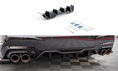 Heckansatz Diffusor passend für BMW M235i Gran Coupe F44 schwarz Hochglanz