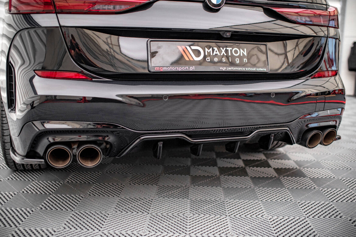 Heckansatz Diffusor passend für BMW M235i Gran Coupe F44 schwarz Hochglanz