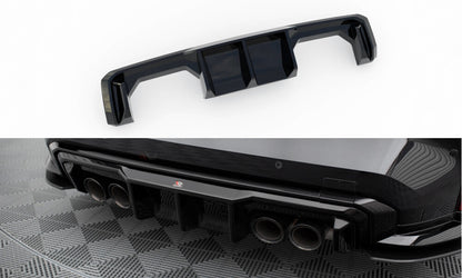 Heckansatz Diffusor passend für BMW M3 Limousine / Touring G80 / G81 schwarz Hochglanz
