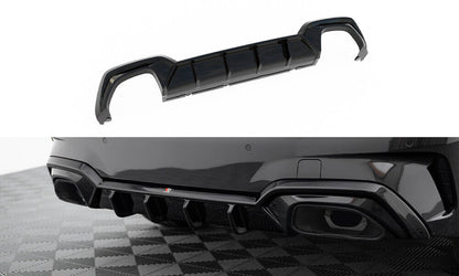 Heckansatz Diffusor passend für BMW M340i G20 / G21 schwarz Hochglanz