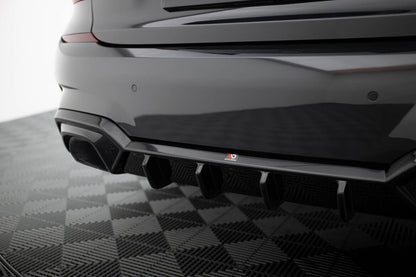 Heckansatz Diffusor passend für BMW M340i G20 / G21 schwarz Hochglanz