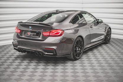 Heckansatz Diffusor passend für BMW M4 F82 schwarz Hochglanz
