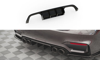 Heckansatz Diffusor passend für BMW M4 F82 schwarz Hochglanz
