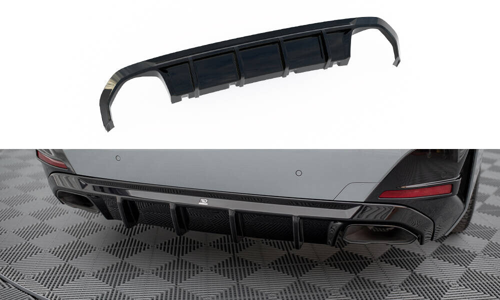 Heckansatz Diffusor passend für BMW M440i Gran Coupe G26 schwarz Hochglanz