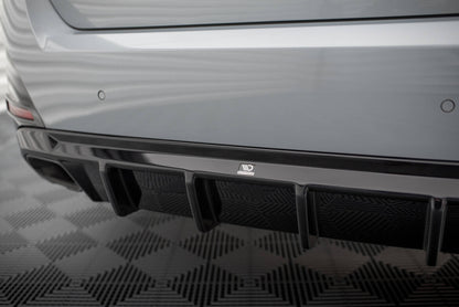 Heckansatz Diffusor passend für BMW M440i Gran Coupe G26 schwarz Hochglanz