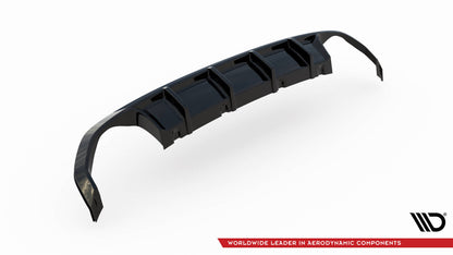 Heckansatz Diffusor passend für BMW M440i Gran Coupe G26 schwarz Hochglanz