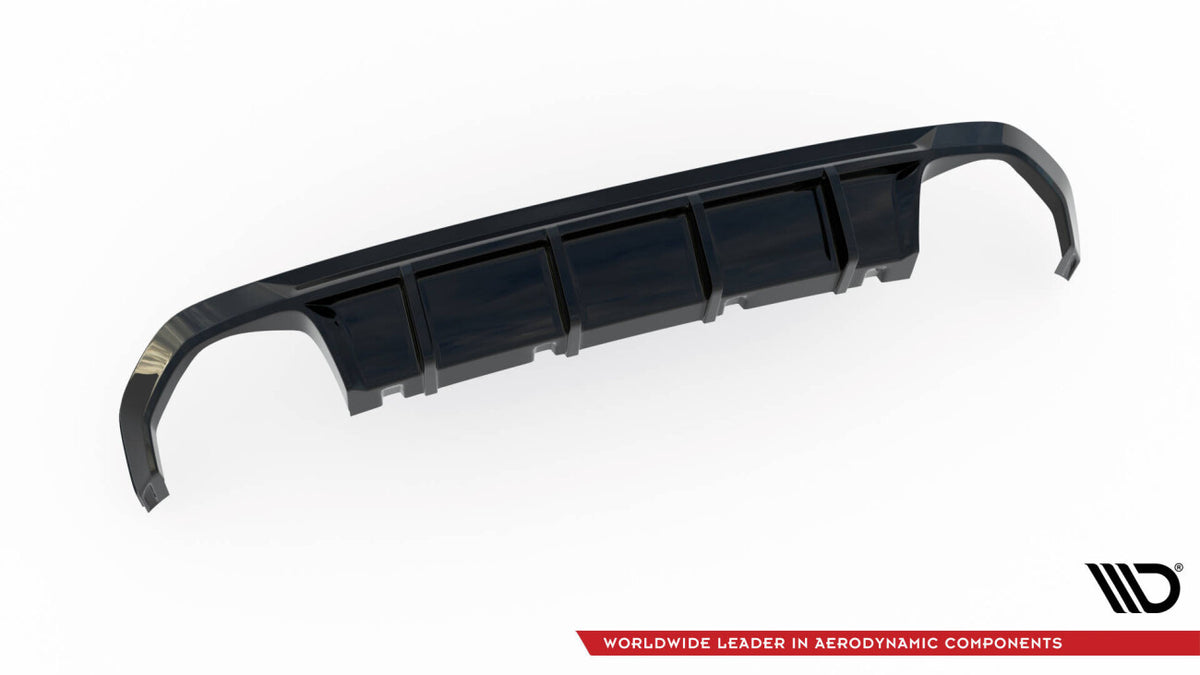 Heckansatz Diffusor passend für BMW M440i Gran Coupe G26 schwarz Hochglanz