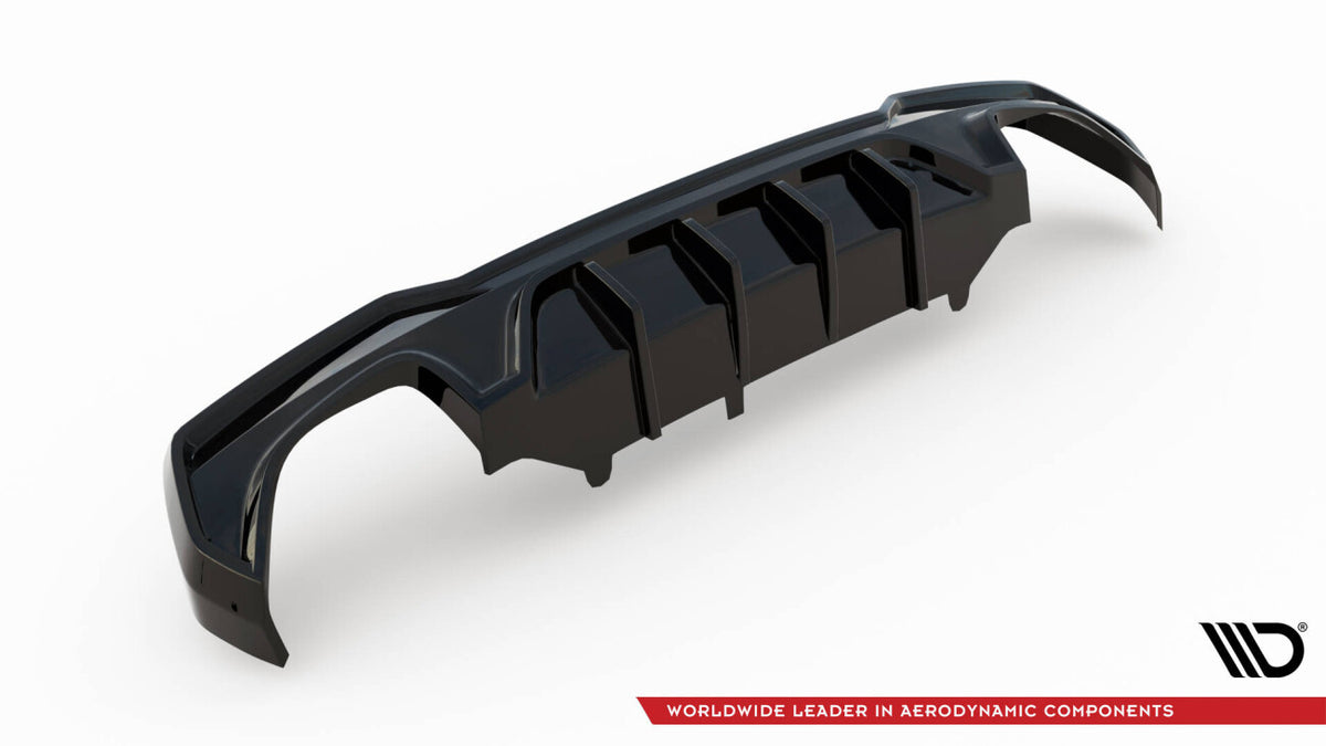 Heckansatz Diffusor passend für BMW M440i / M440d G22 / G23 / G22 FL / G23 FL schwarz Hochglanz