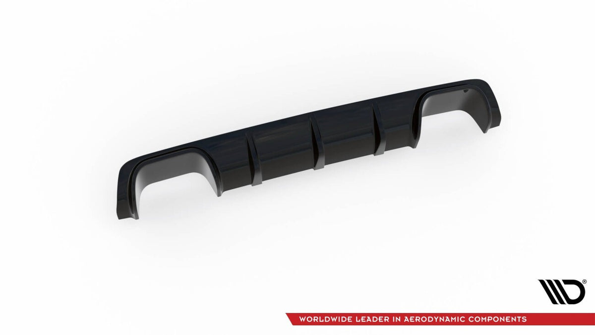 Heckansatz Diffusor passend für BMW M5 / 5 M-Paket E39 schwarz Hochglanz