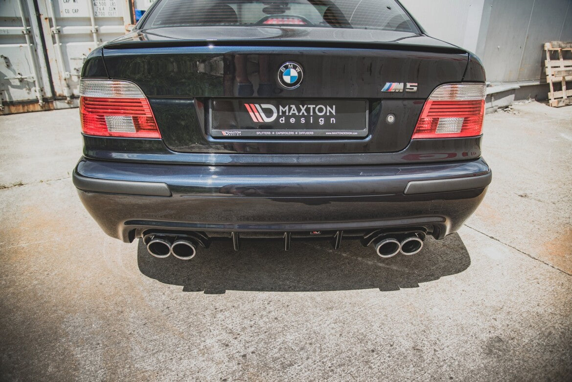 Heckansatz Diffusor passend für BMW M5 / 5 M-Paket E39 schwarz Hochglanz