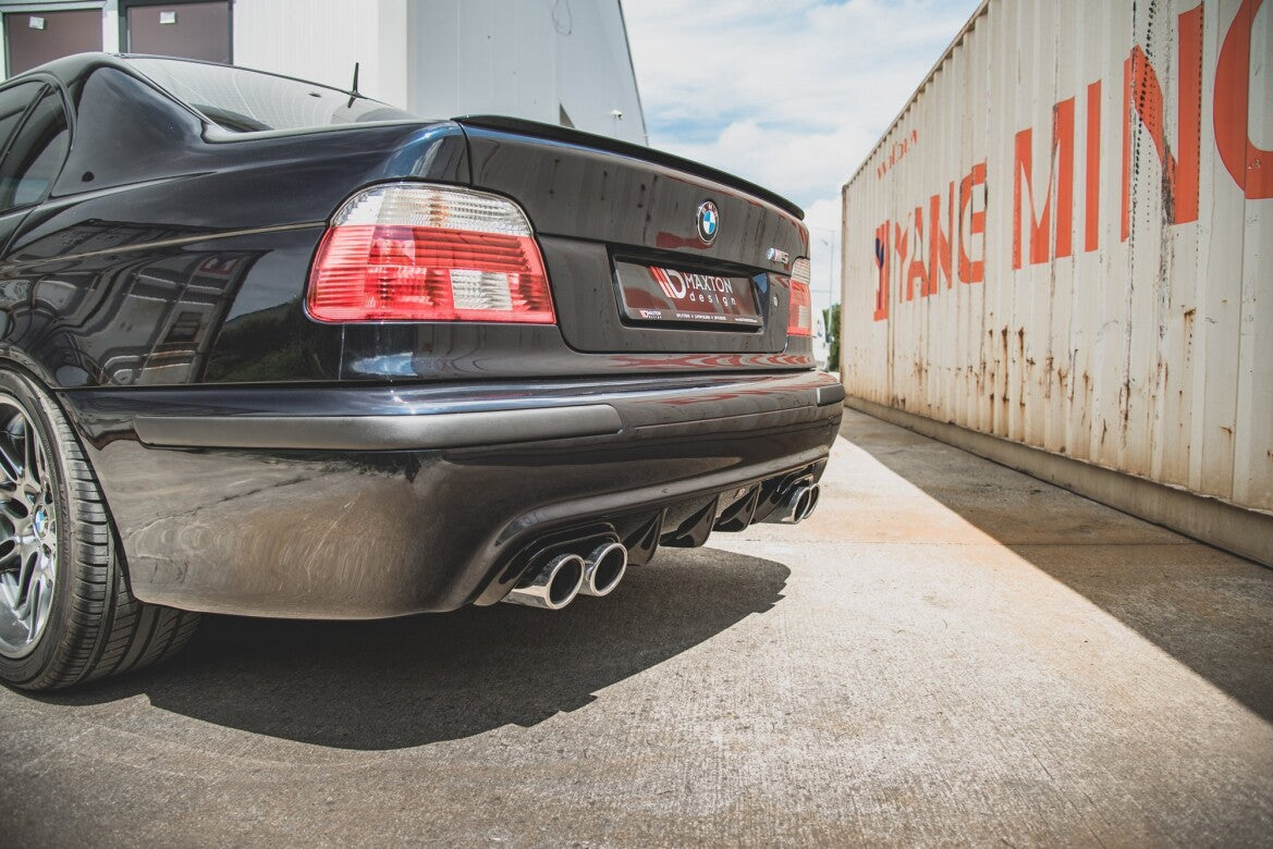Heckansatz Diffusor passend für BMW M5 / 5 M-Paket E39 schwarz Hochglanz
