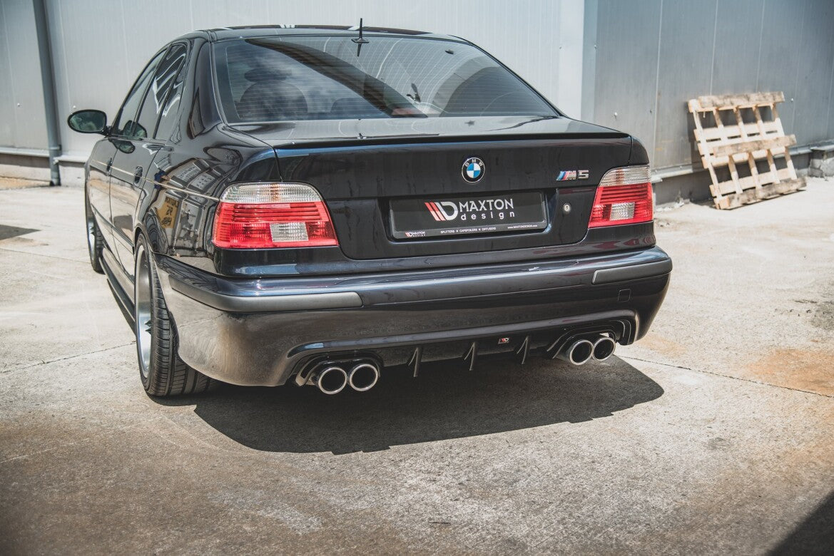 Heckansatz Diffusor passend für BMW M5 / 5 M-Paket E39 schwarz Hochglanz