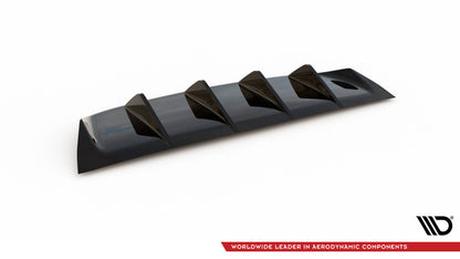 Heckansatz Diffusor passend für BMW M6 Gran Coupe / Coupe / Cabriolet F06 / F13 / F12 schwarz Hochglanz