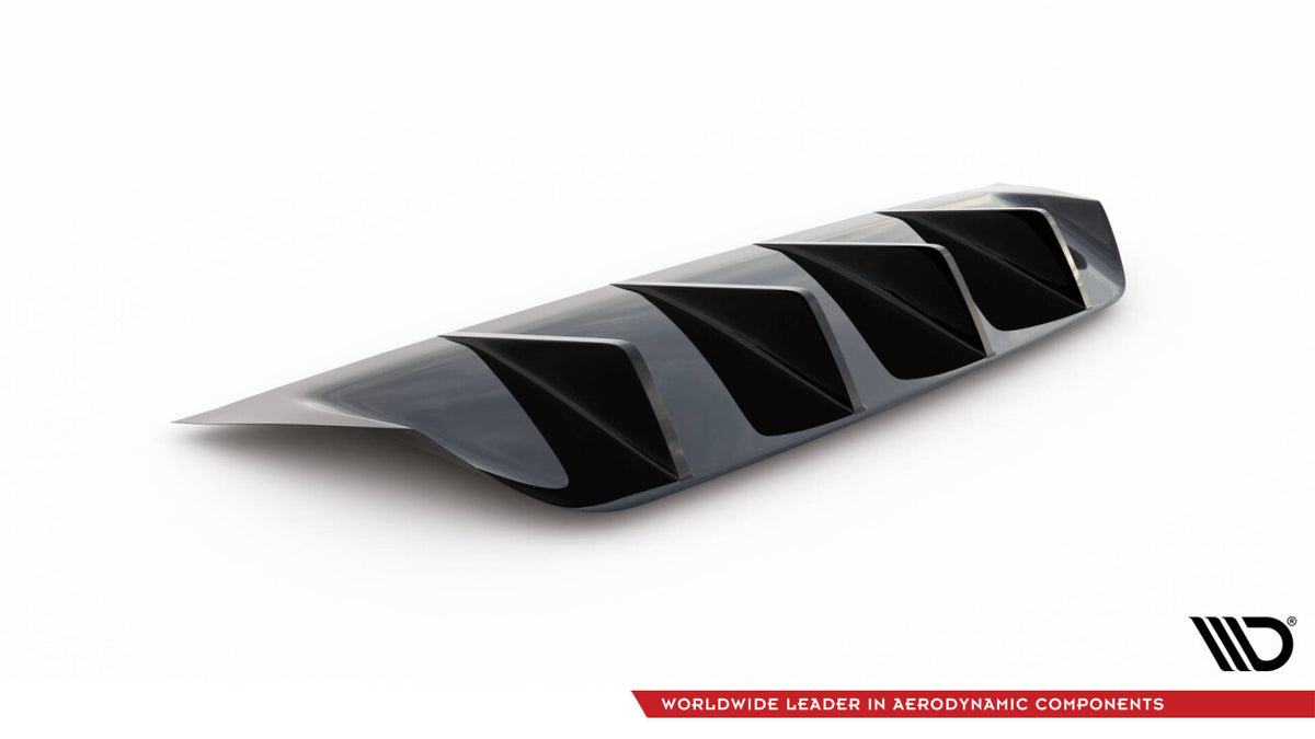 Heckansatz Diffusor passend für BMW M6 Gran Coupe / Coupe / Cabriolet F06 / F13 / F12 schwarz Hochglanz