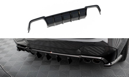 Heckansatz Diffusor passend für BMW X3 M F97 / F97 FL schwarz Hochglanz