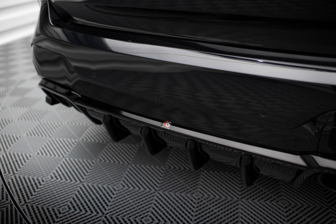 Heckansatz Diffusor passend für BMW X3 M F97 / F97 FL schwarz Hochglanz