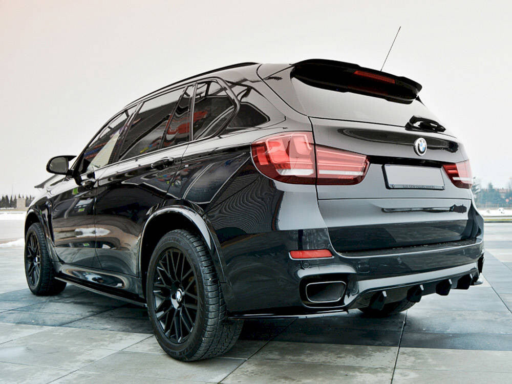 Heckansatz Diffusor passend für BMW X5 F15 M Paket schwarz Hochglanz