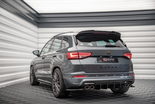 Heckansatz Diffusor passend für CUPRA Ateca Mk1 / Mk1 FL schwarz Hochglanz