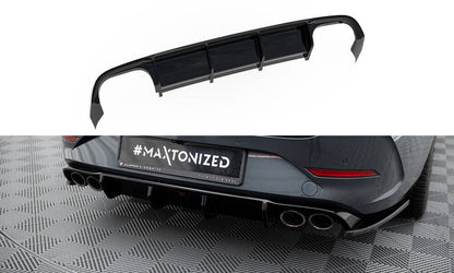 Heckansatz Diffusor passend für CUPRA Leon ST Mk1 FL schwarz Hochglanz
