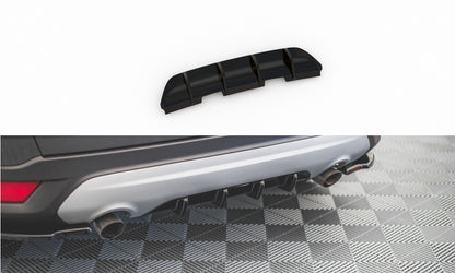 Heckansatz Diffusor passend für Ford Escape Mk3 schwarz Hochglanz
