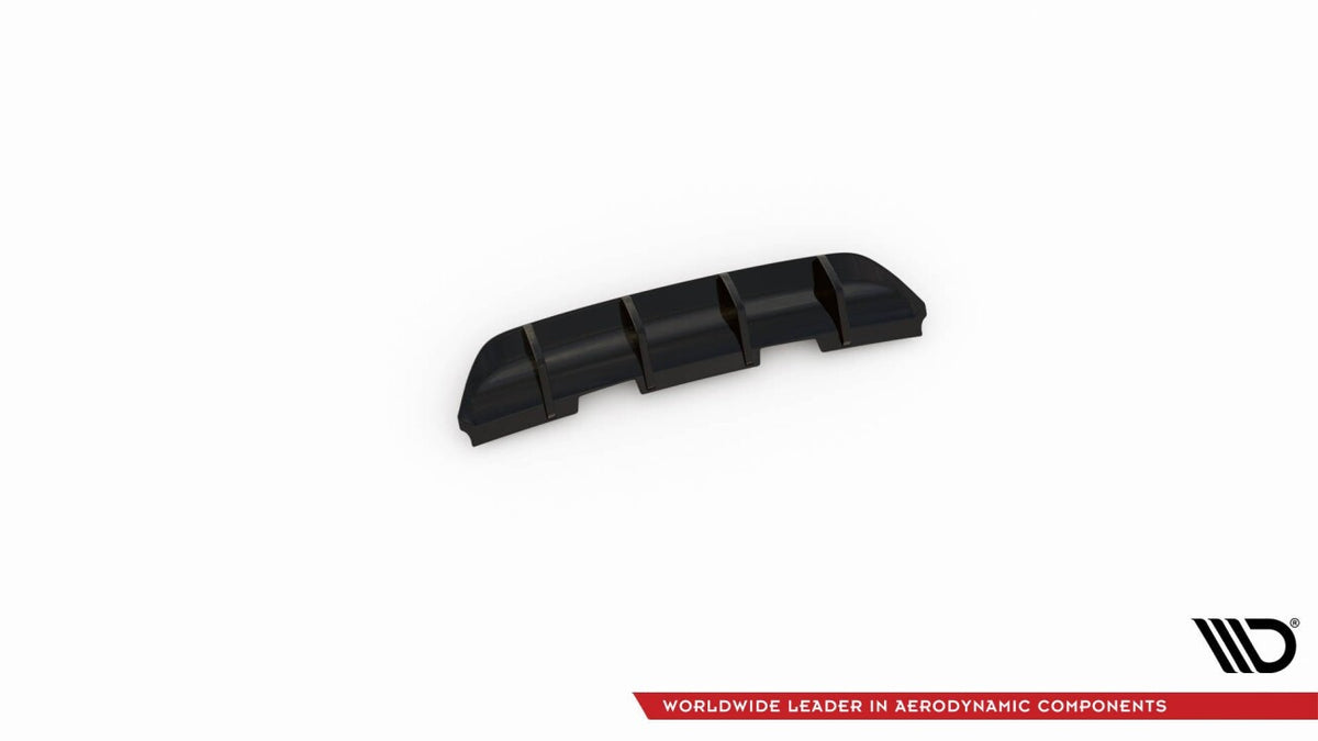 Heckansatz Diffusor passend für Ford Escape Mk3 schwarz Hochglanz