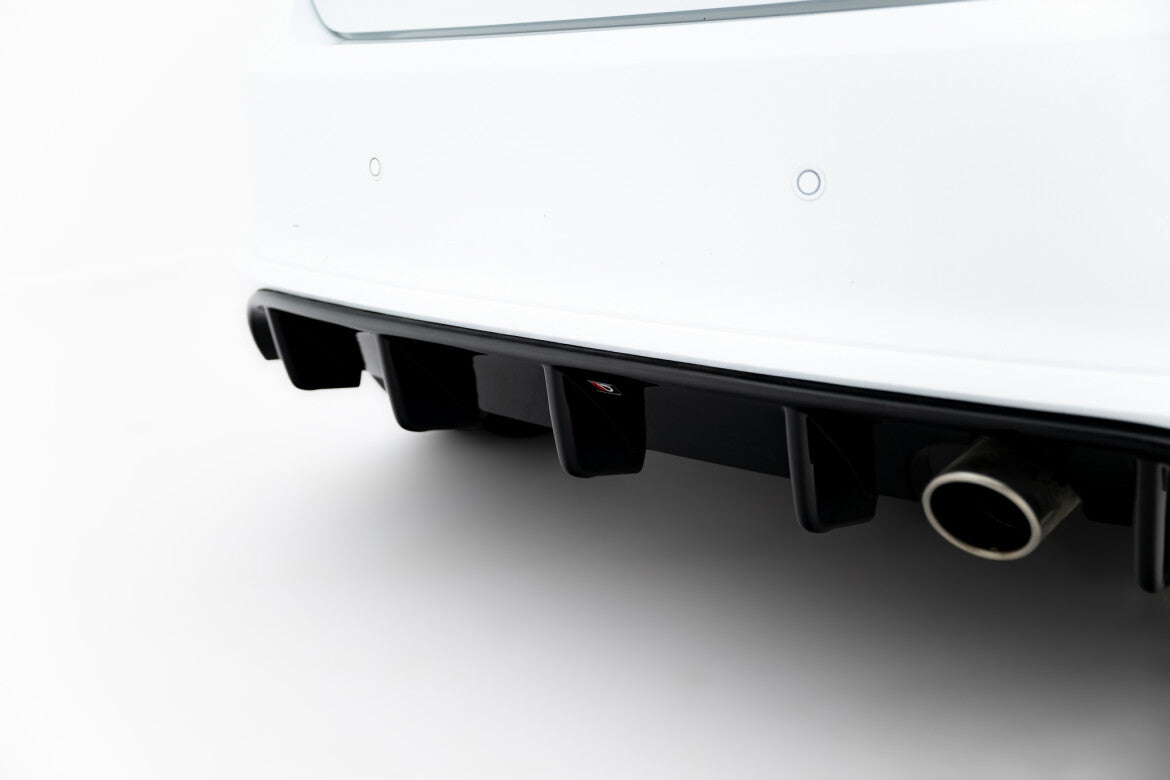 Heckansatz Diffusor passend für Ford Fiesta Mk8 ST-Line schwarz Hochglanz
