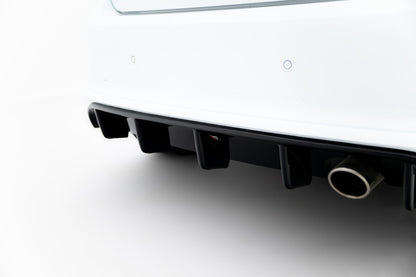Heckansatz Diffusor passend für Ford Fiesta Mk8 ST-Line schwarz Hochglanz