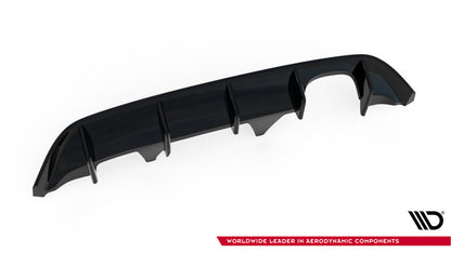 Heckansatz Diffusor passend für Ford Fiesta Mk8 ST-Line schwarz Hochglanz