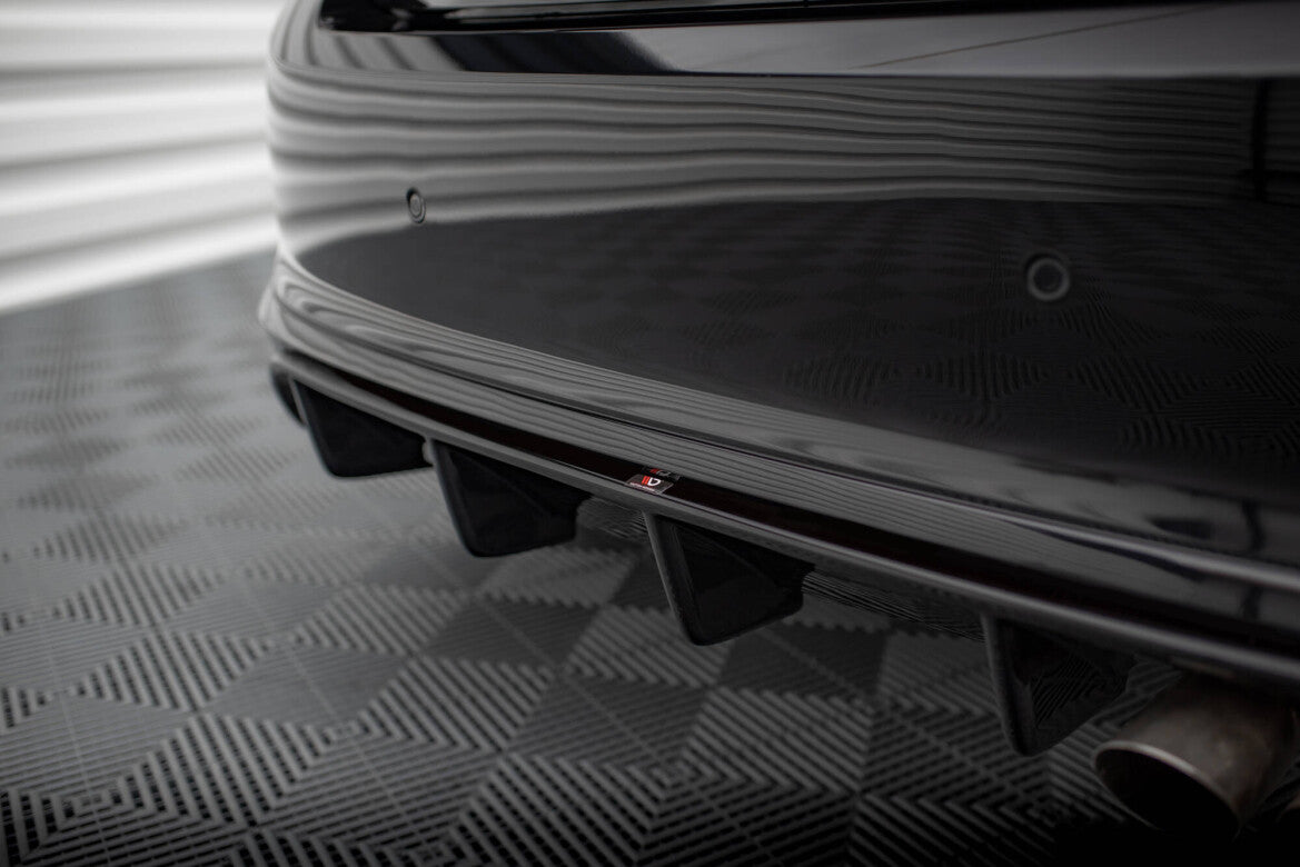 Heckansatz Diffusor passend für Ford Fiesta Mk8 ST schwarz Hochglanz