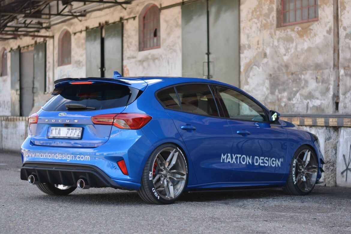 Heckansatz Diffusor passend für Ford Focus Hatchabck ST-Line schwarz Hochglanz