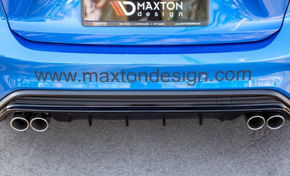 Heckansatz Diffusor passend für Ford Focus Hatchabck ST-Line schwarz Hochglanz