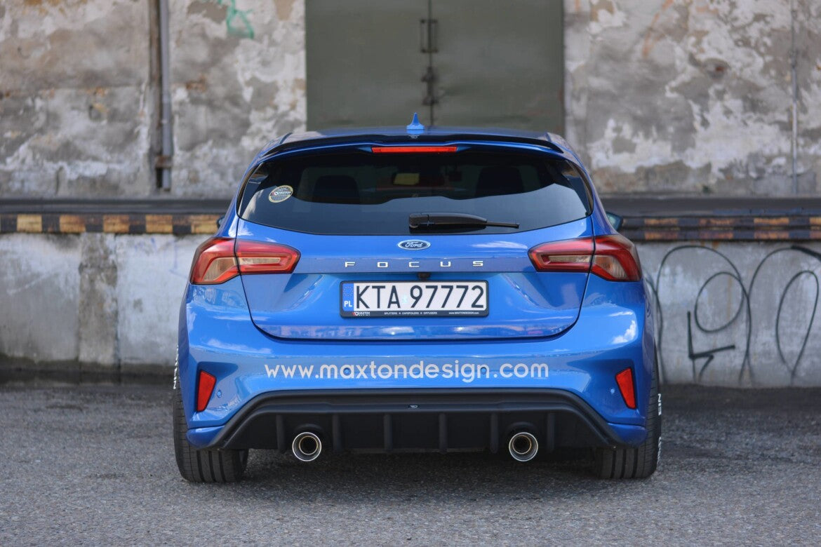 Heckansatz Diffusor passend für Ford Focus Hatchabck ST-Line schwarz Hochglanz