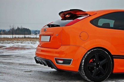 Heckansatz Diffusor passend für Ford Focus ST Mk2 schwarz Hochglanz
