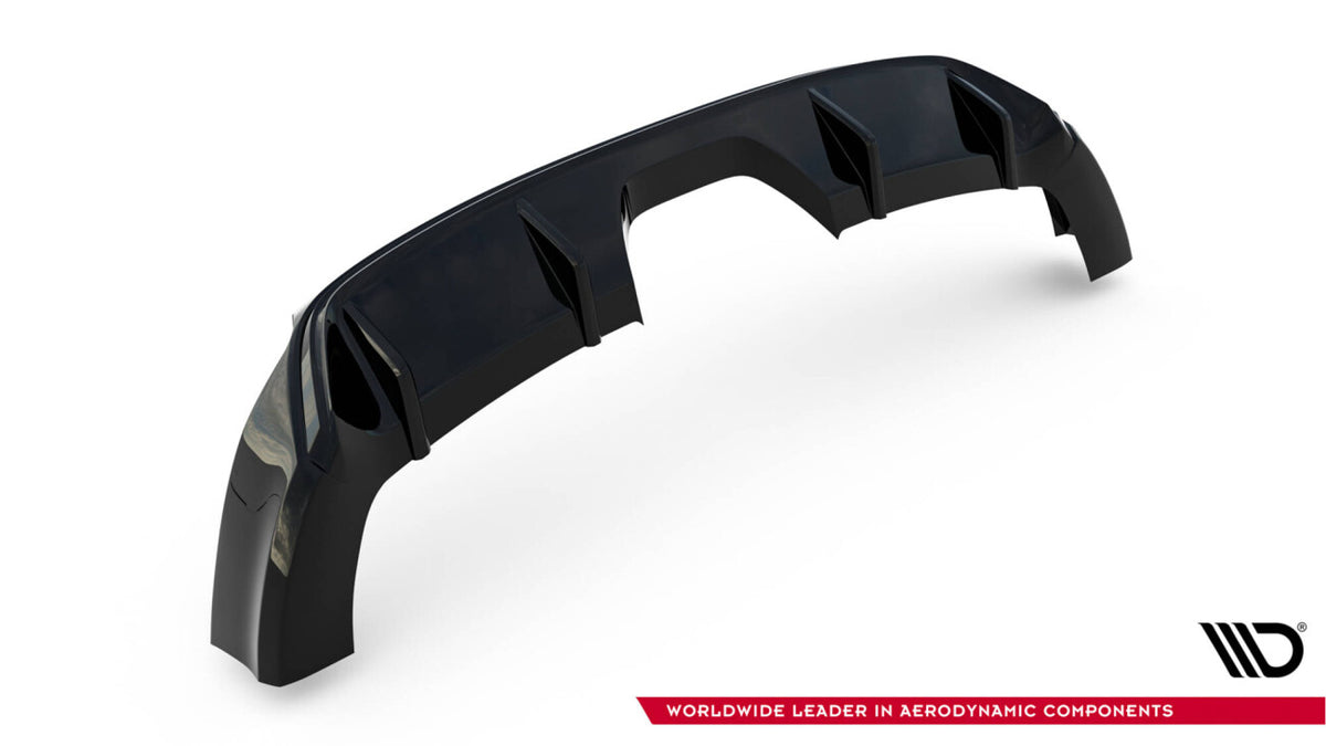 Heckansatz Diffusor passend für Ford Focus ST Mk3 FL (RS-Look) schwarz Hochglanz