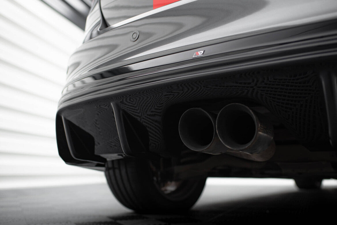 Heckansatz Diffusor passend für Ford Focus ST Mk3 FL (RS-Look) schwarz Hochglanz