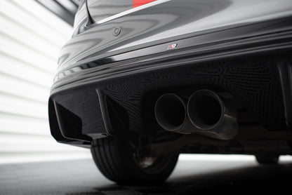 Heckansatz Diffusor passend für Ford Focus ST Mk3 FL (RS-Look) schwarz Hochglanz