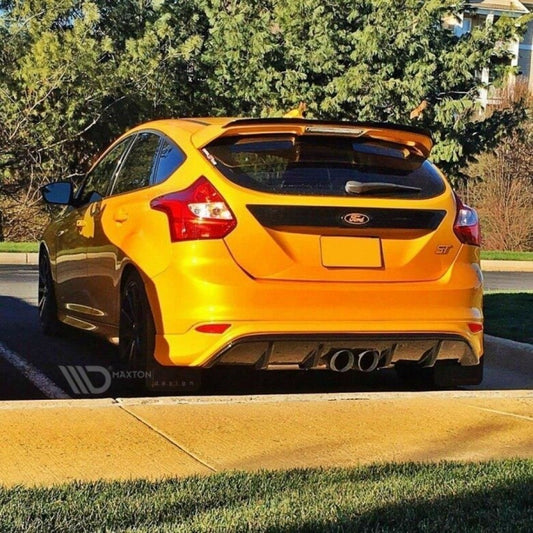 Heckansatz Diffusor passend für Ford Focus ST Mk3 (RS Look) schwarz Hochglanz