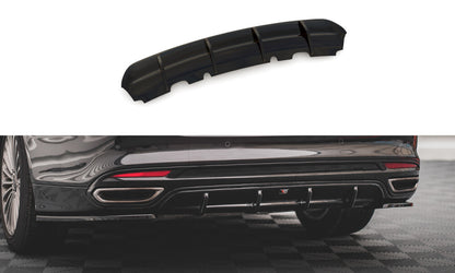 Heckansatz Diffusor passend für Ford Mondeo Mk5 schwarz Hochglanz