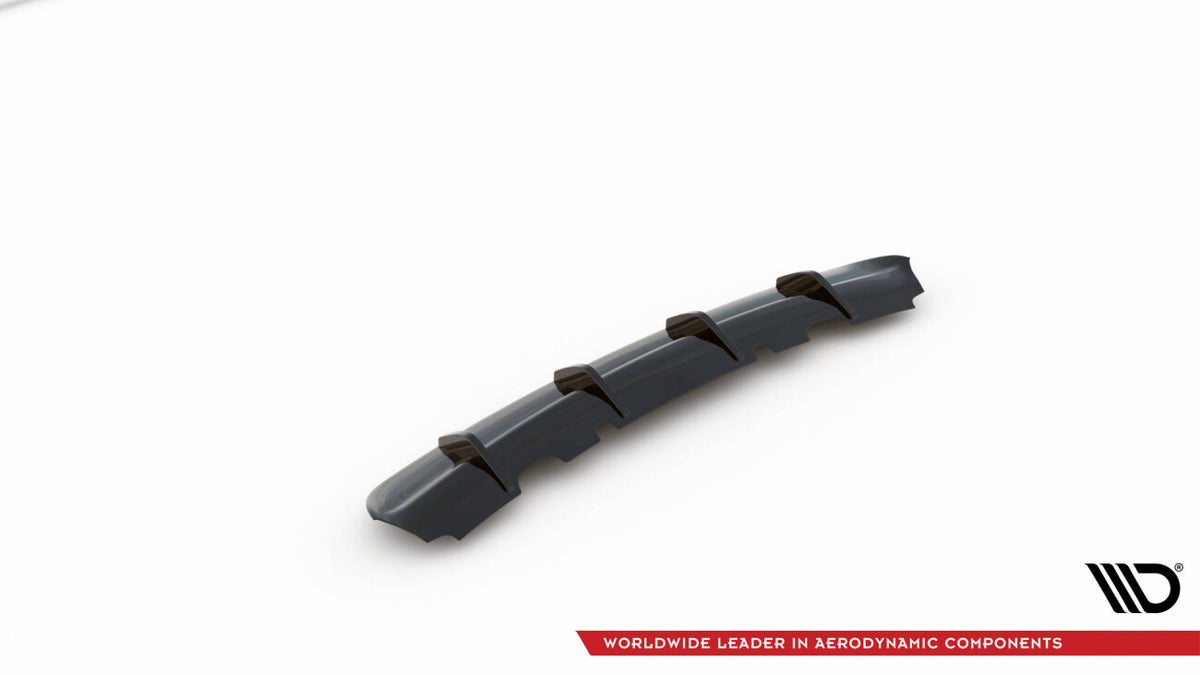 Heckansatz Diffusor passend für Ford Mondeo Mk5 schwarz Hochglanz