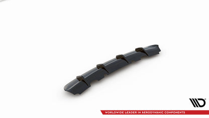 Heckansatz Diffusor passend für Ford Mondeo Mk5 schwarz Hochglanz