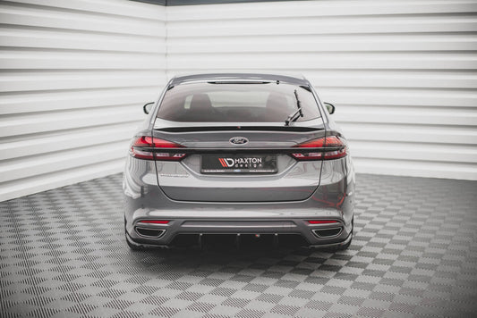 Heckansatz Diffusor passend für Ford Mondeo ST-Line Mk5 FL schwarz Hochglanz