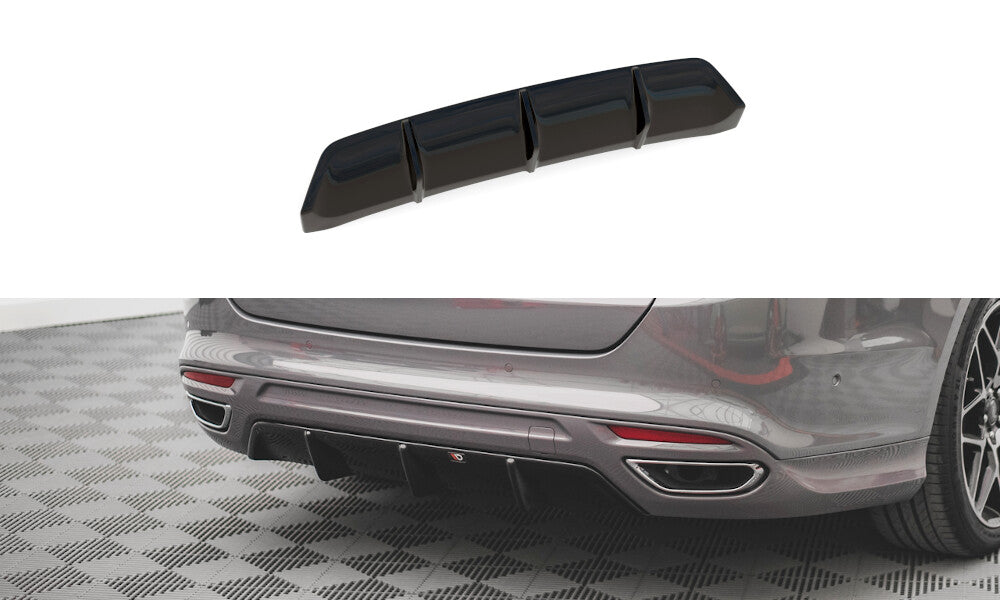 Heckansatz Diffusor passend für Ford Mondeo ST-Line Mk5 FL schwarz Hochglanz