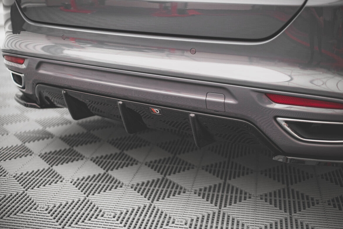 Heckansatz Diffusor passend für Ford Mondeo ST-Line Mk5 FL schwarz Hochglanz