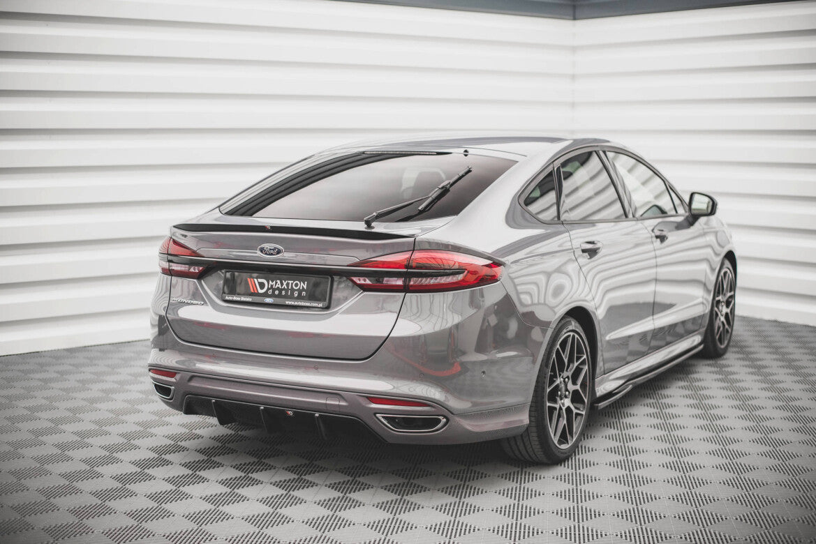 Heckansatz Diffusor passend für Ford Mondeo ST-Line Mk5 FL schwarz Hochglanz
