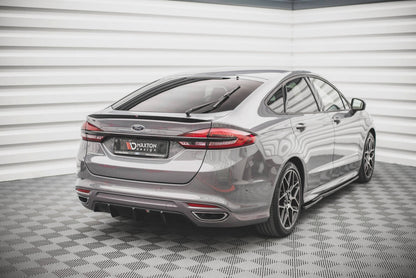 Heckansatz Diffusor passend für Ford Mondeo ST-Line Mk5 FL schwarz Hochglanz