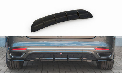 Heckansatz Diffusor passend für Ford Mondeo Vignale Mk5 FL schwarz Hochglanz